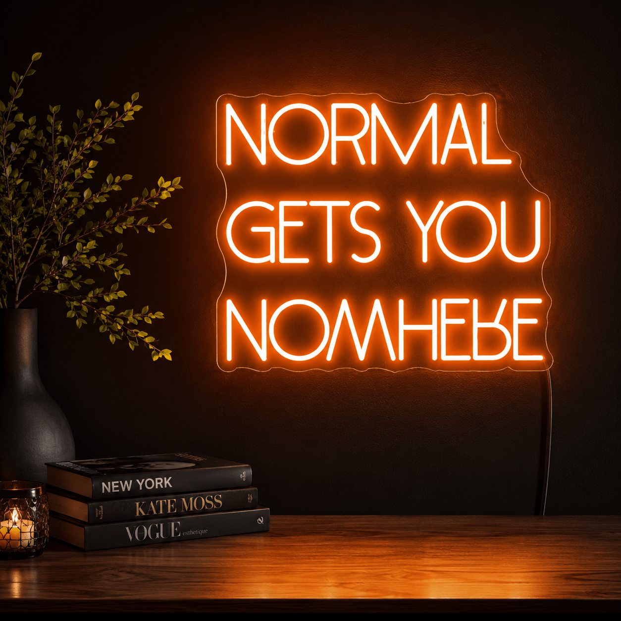 Normal Gets You Nowhere Room Decor LED Neon Sign - Shineneon