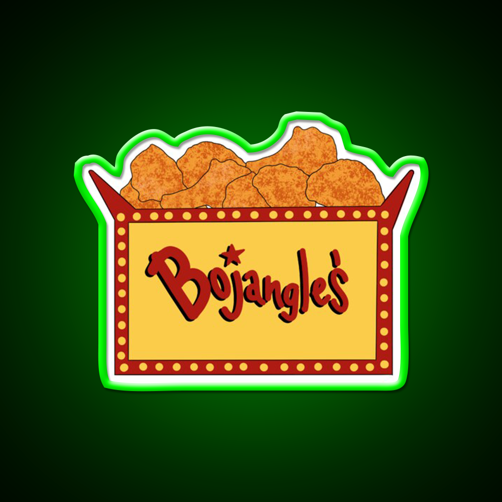 North Carolina Fried Chicken Fast Food Led Neon Sign For Burger Place Rgb Color