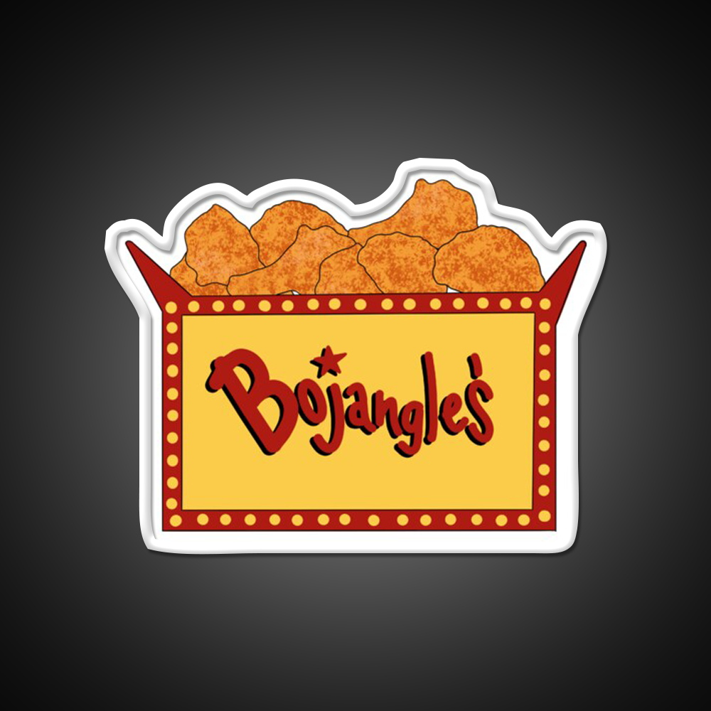 North Carolina Fried Chicken Fast Food Led Neon Sign For Burger Place Rgb Color