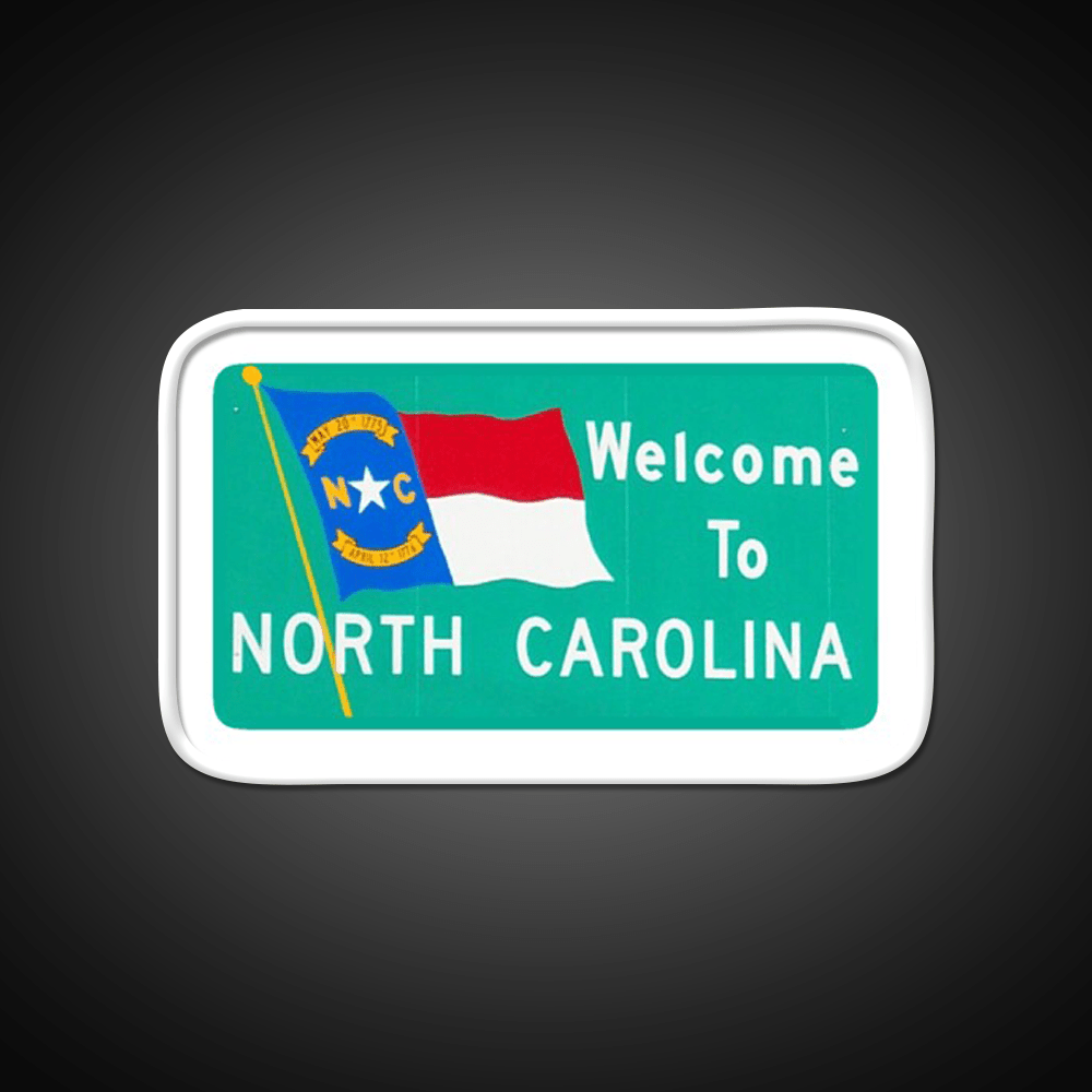 North Carolina Welcome Sign Nc Welcome Led Neon Sign Open Sign Rgb Color - Shineneon