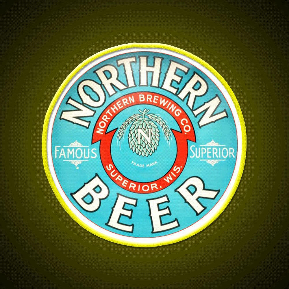 Northern Beer Bar Decor Led Neon Sign Rgb Color - Custom LED neon sign front view
