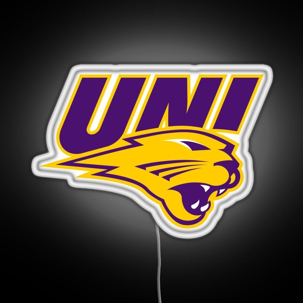 Northern Iowa Panthers Rgb Led Neon Sign Pop Wall Art - Shineneon
