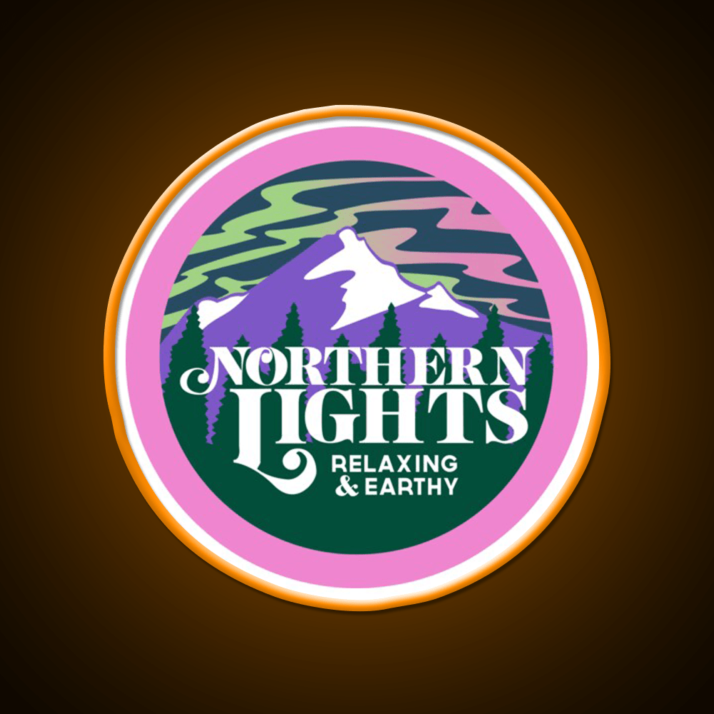 Northern Lights Hemp Inspired Green Leaf Led Neon Sign Rgb Color - Shineneon