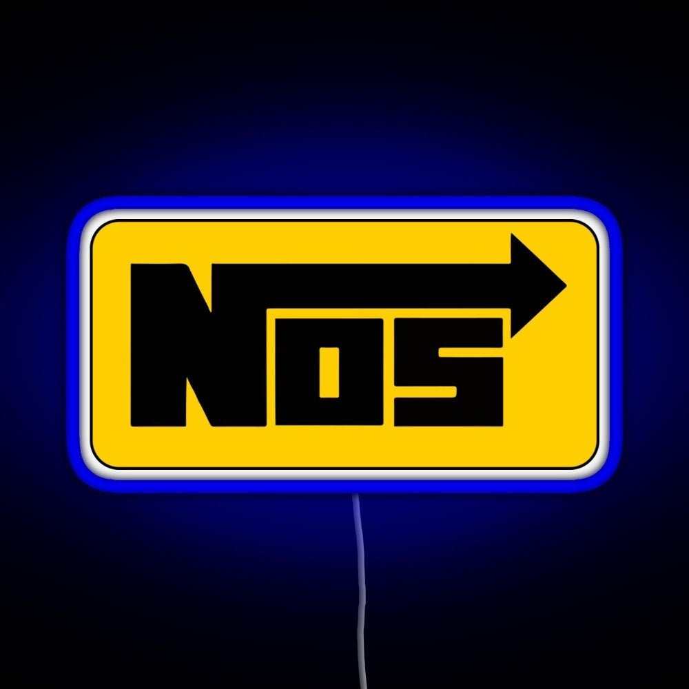 Nos Cool Helmet Stickers Rgb Neon Sign - Shineneon