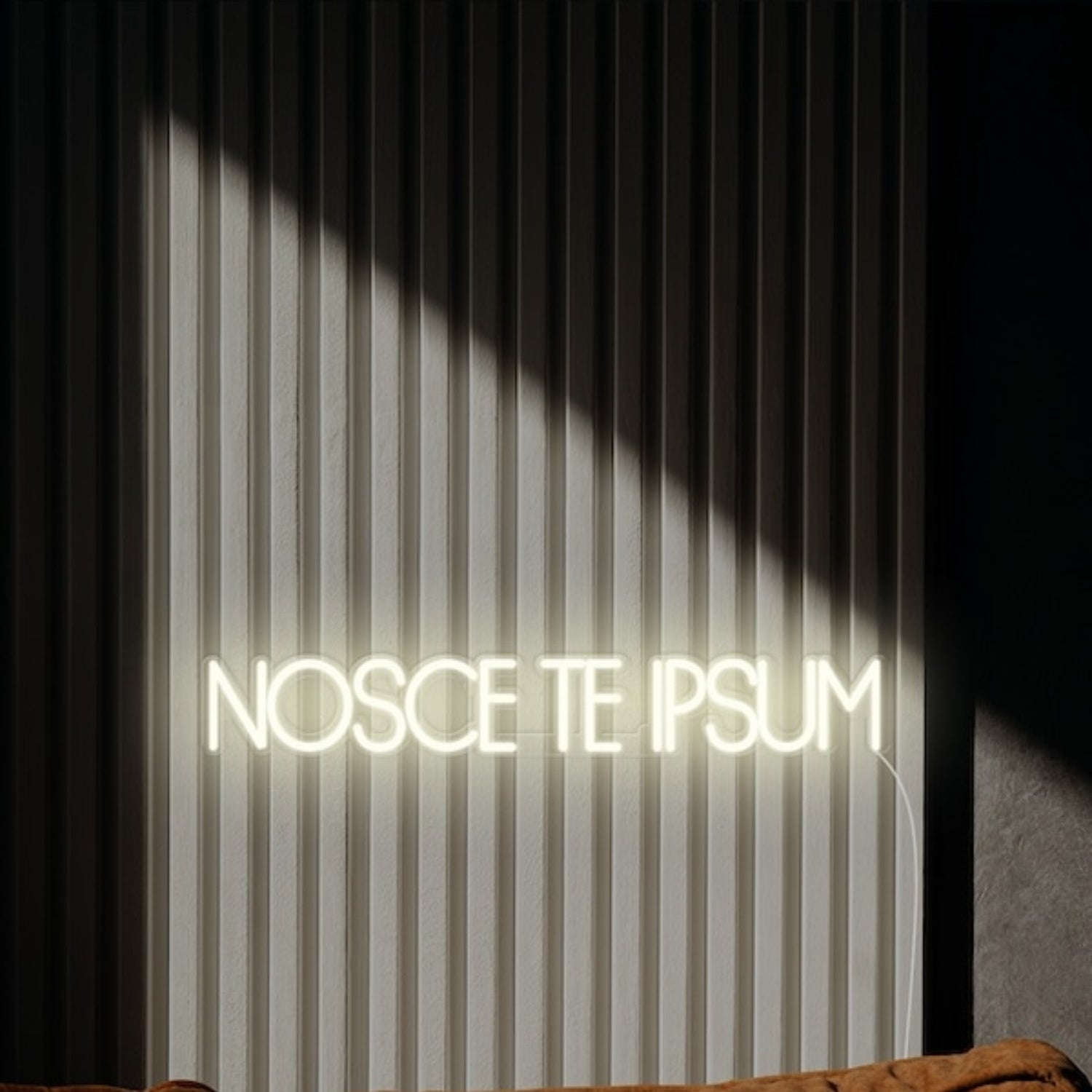 Nosce Te Ipsum Know Thyself Led Neon Sign Wall Art | Shineneon