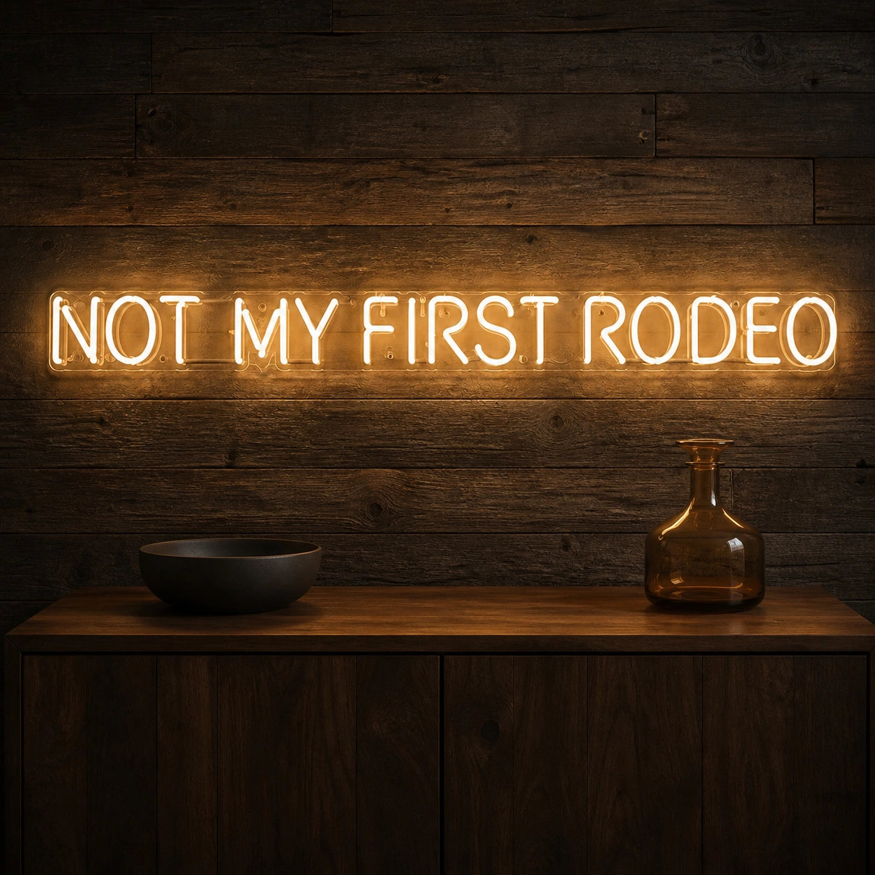 Not My First Rodeo LED Neon Sign high-converting product image