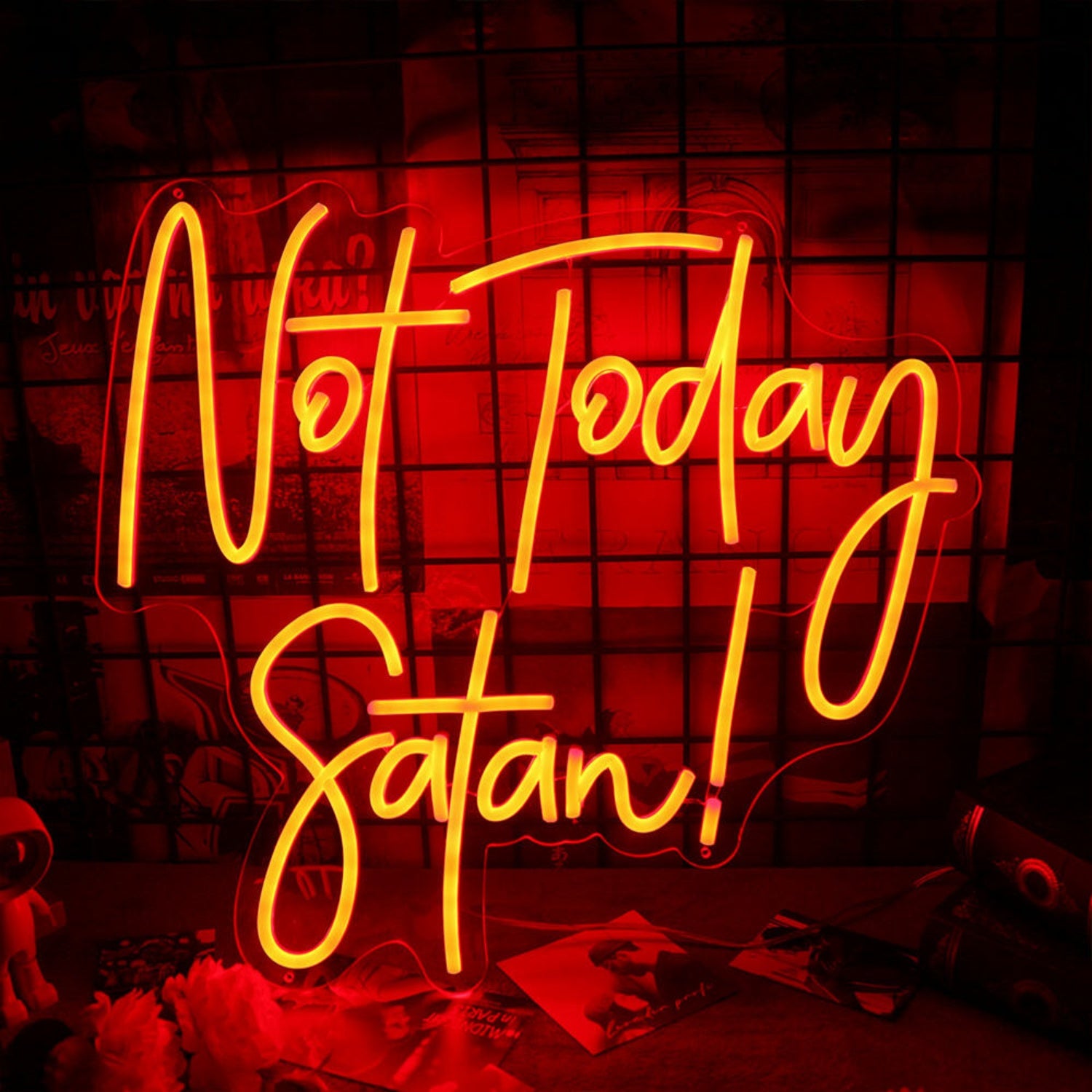 Not Today Satan Led Neon Sign | Shineneon