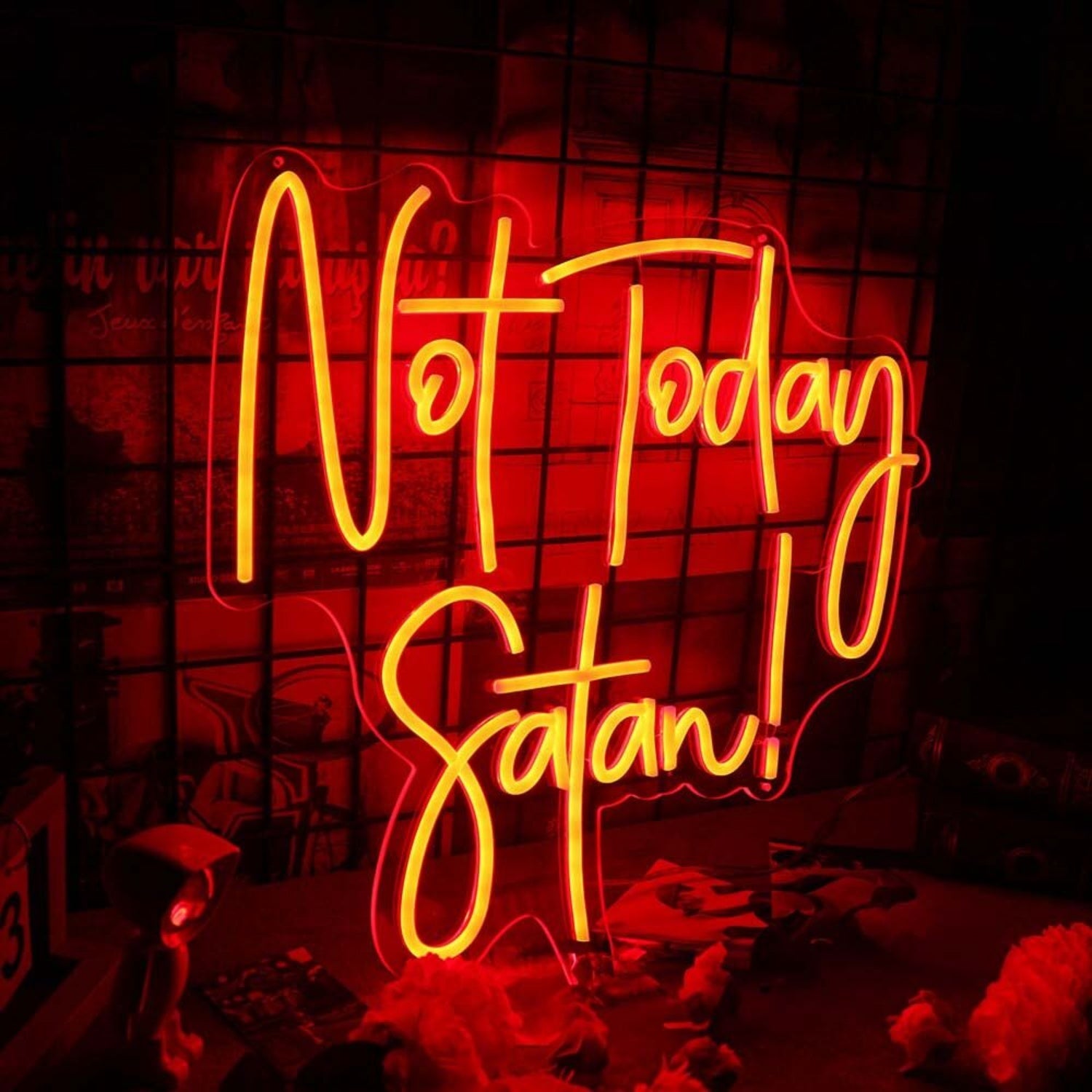 Not Today Satan Led Neon Sign | Shineneon
