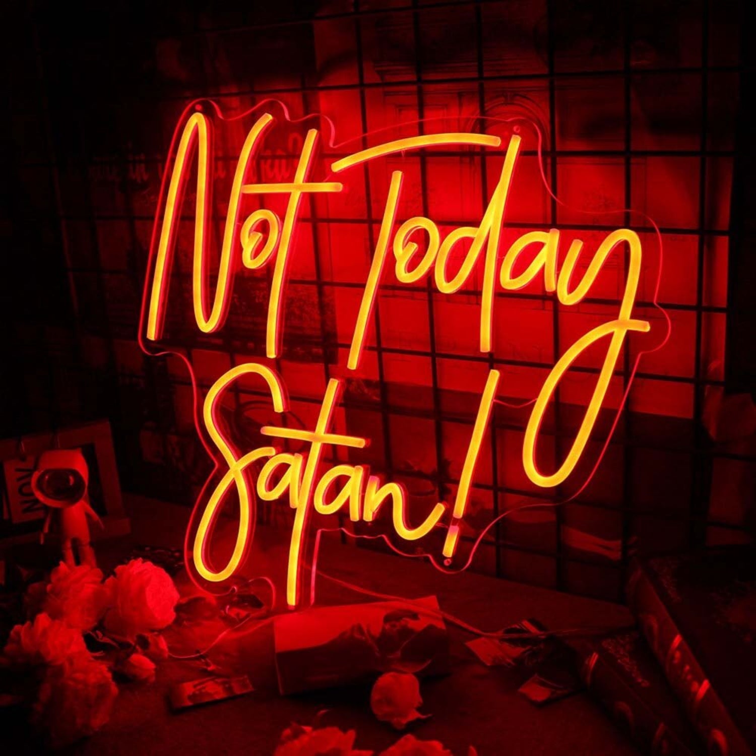 Not Today Satan Led Neon Sign | Shineneon