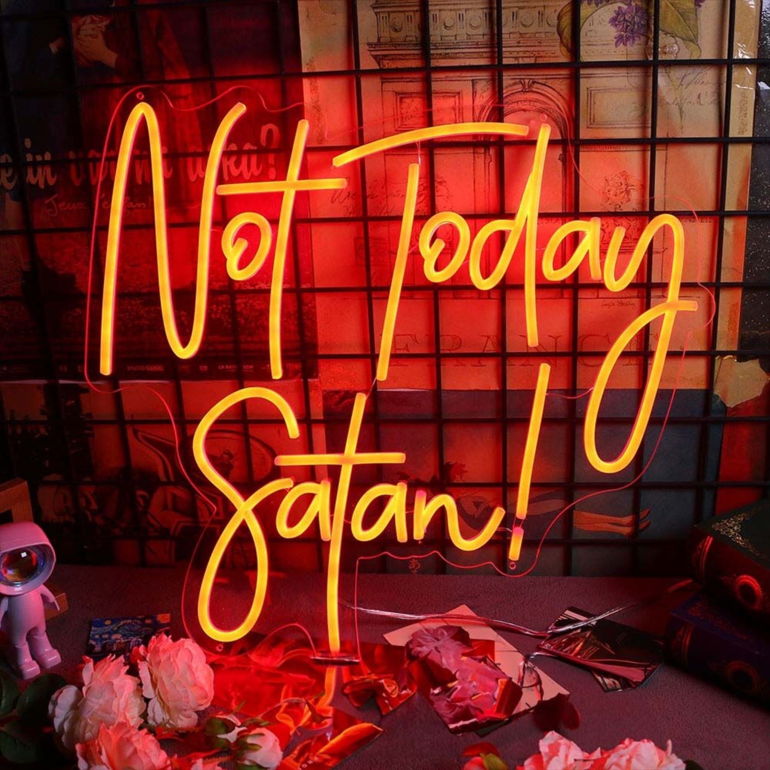Not Today Satan Led Neon Sign | Shineneon