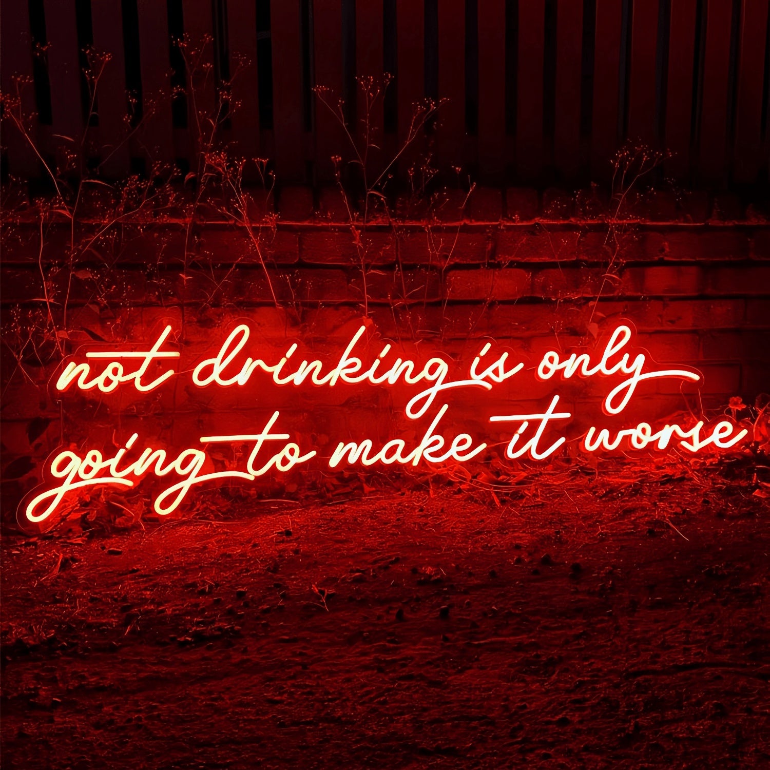 Nothing Ever Goes Wrong Neon Sign For Optimists | Shineneon