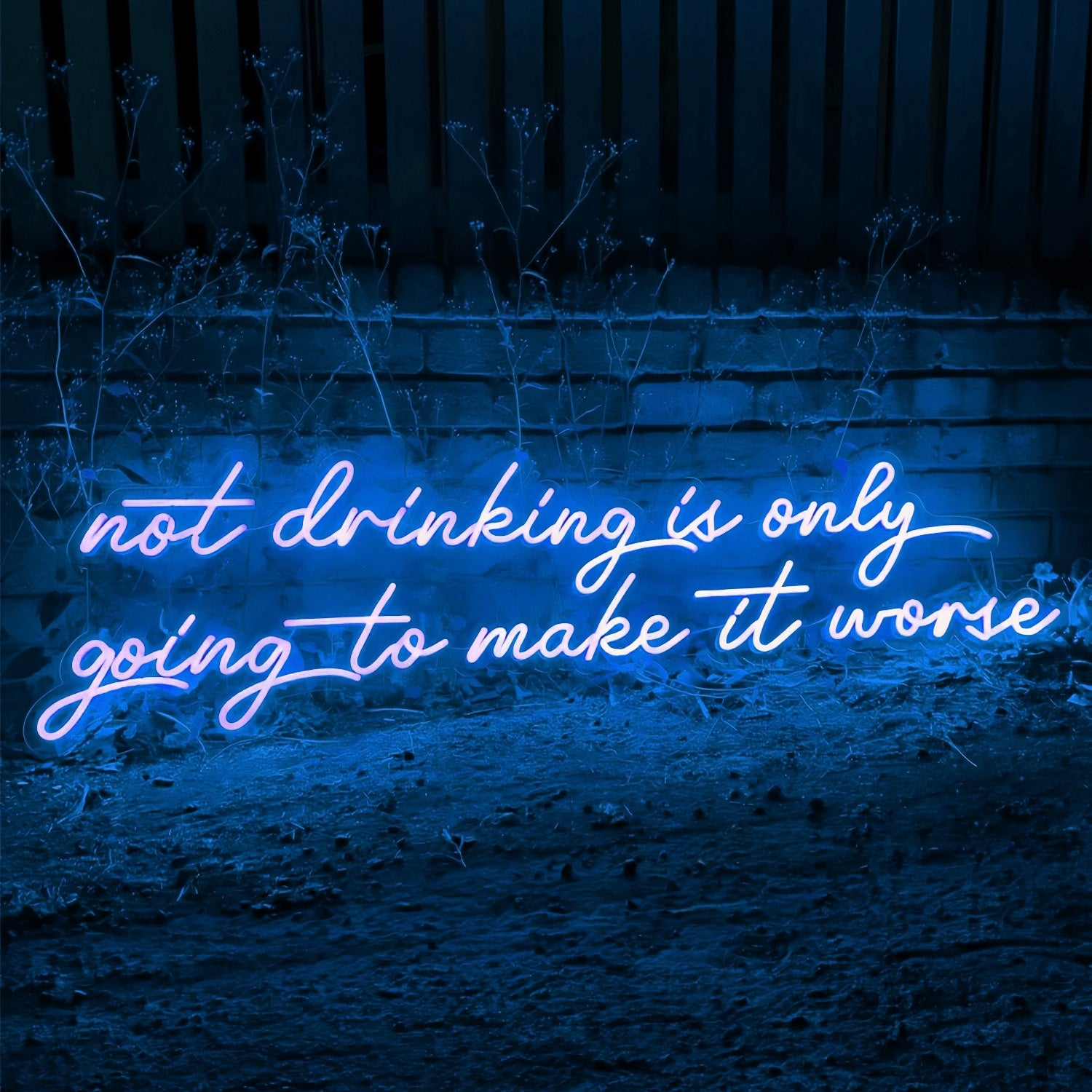 Nothing Ever Goes Wrong Neon Sign For Optimists | Shineneon