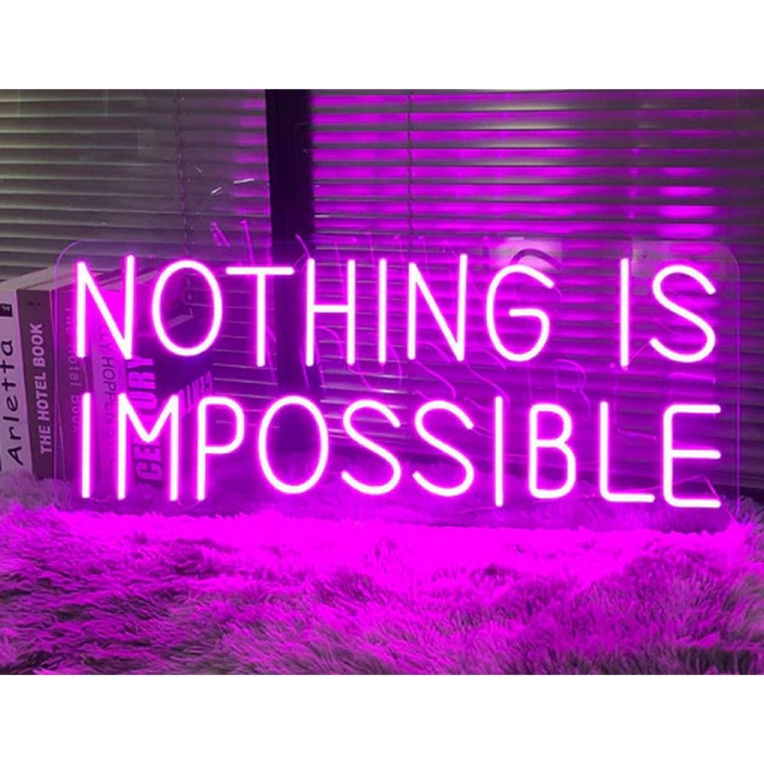 Nothing Is Impossible Led Sign Business Neon Sign - Shineneon