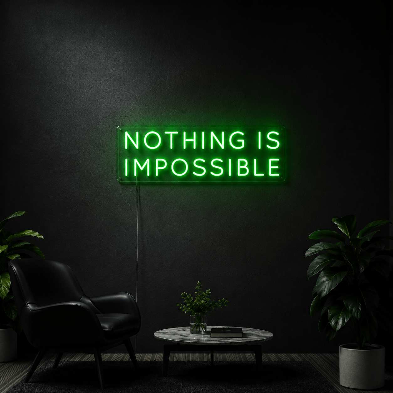 Nothing Is Impossible Wall Decor LED Neon Sign - Shineneon