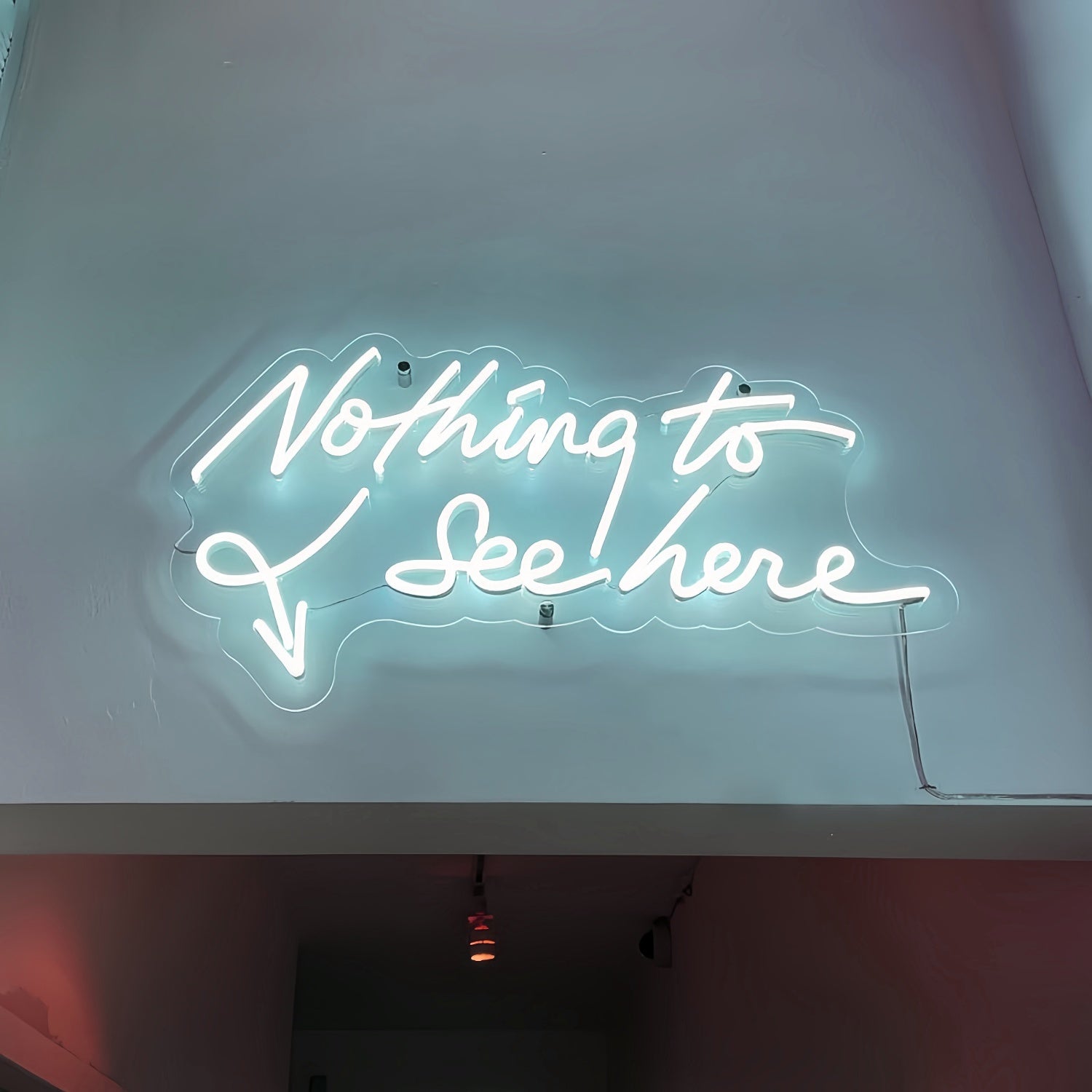 Nothing To See Here Neon Sign For Chill Spaces | Shineneon