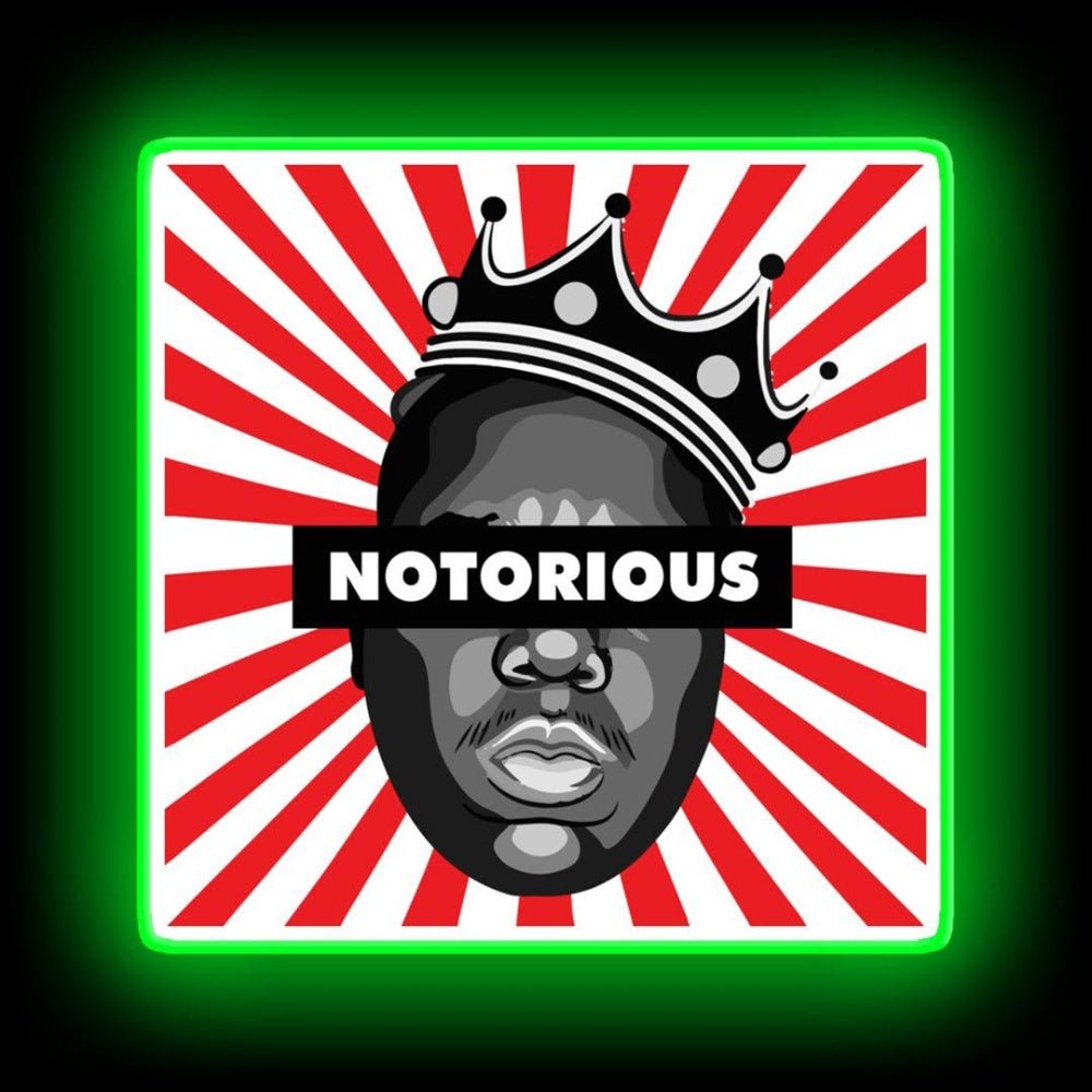 Notorious B I G Black Neon Sign - Shineneon