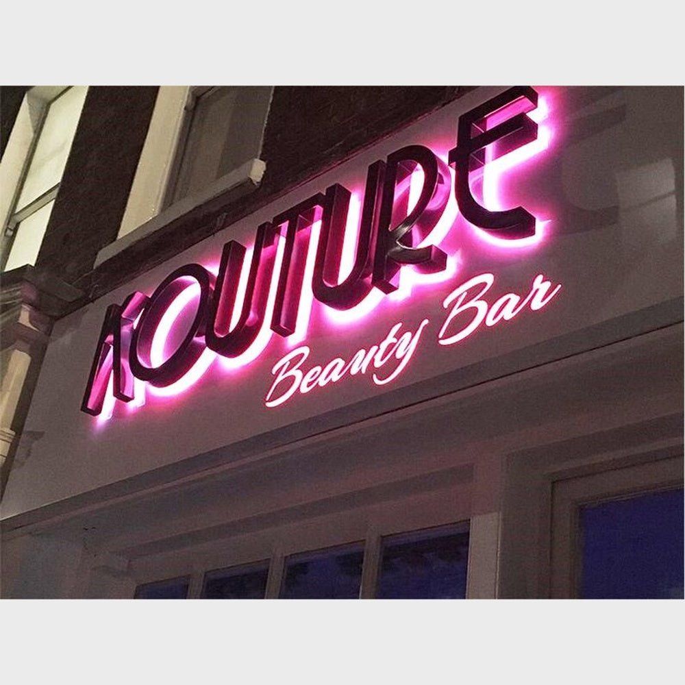 Nouture Beauty Bar 3D Backlit Channel Letters Led Light Sign - Shineneon