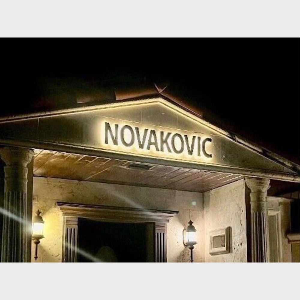 Novakovic 3D Backlit Channel Letters Led Light Sign - Shineneon