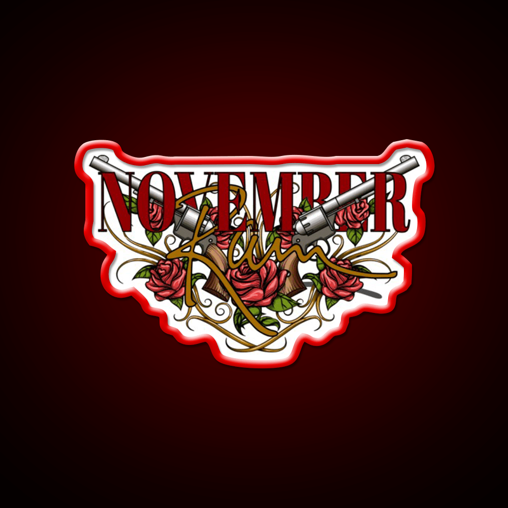 November Rain Welcome Led Neon Sign Open Sign Rgb Color - Shineneon