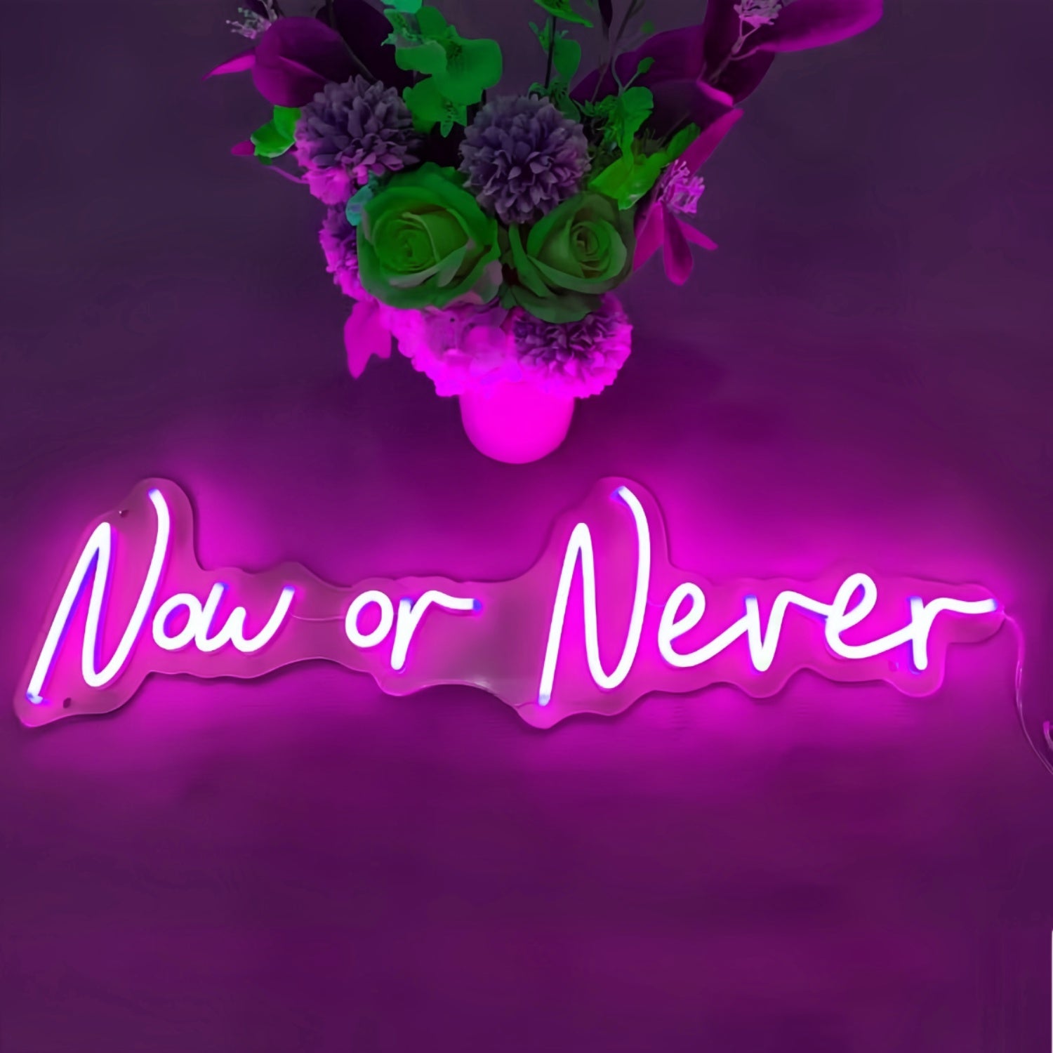 Now Or Never Led Sign | Shineneon