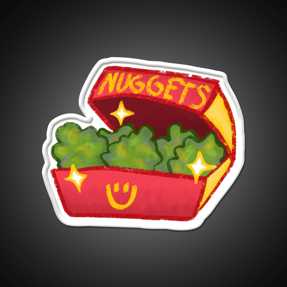 Nuggets Fast Food Led Neon Sign For Burger Place Rgb Color - Shineneon