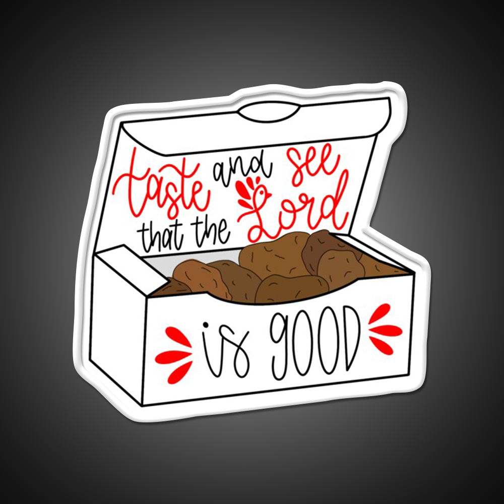 Nuggets Fast Food Led Neon Sign For Burger Place Wall Art Rgb Color