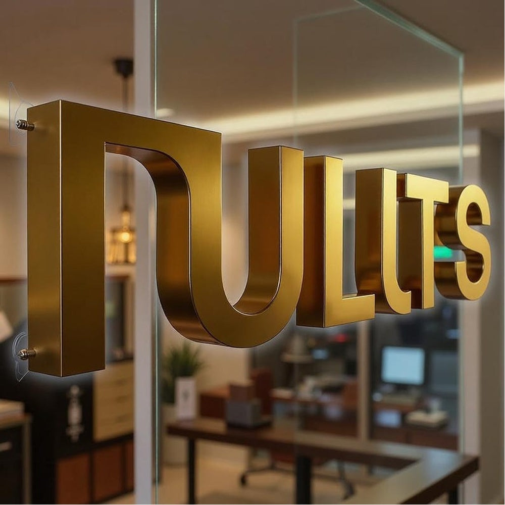 Nulits 3D Backlit Channel Letters Led Light Sign