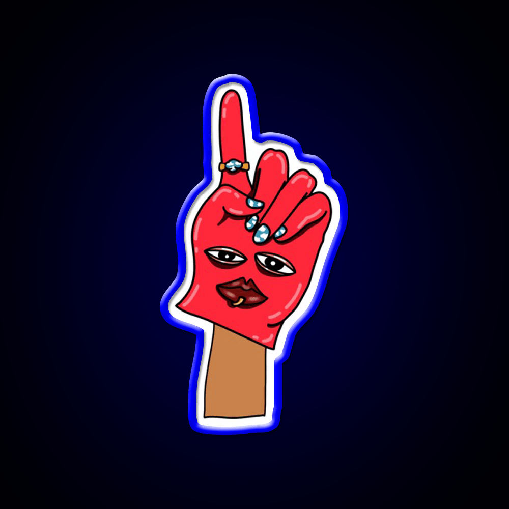 Number One By Stcleon Nail Salon Led Neon Sign Rgb Color - Shineneon