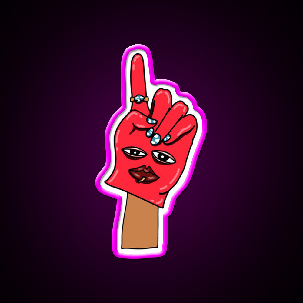 Number One By Stcleon Nail Salon Led Neon Sign Rgb Color - Shineneon