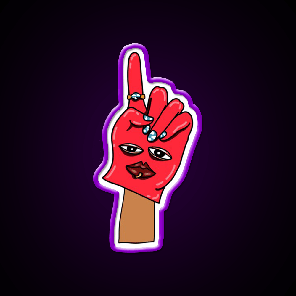 Number One By Stcleon Nail Salon Led Neon Sign Rgb Color - Shineneon