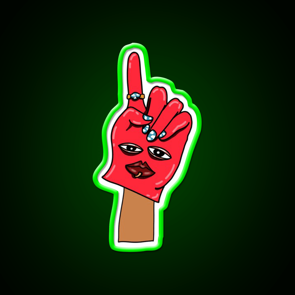 Number One By Stcleon Nail Salon Led Neon Sign Rgb Color - Shineneon