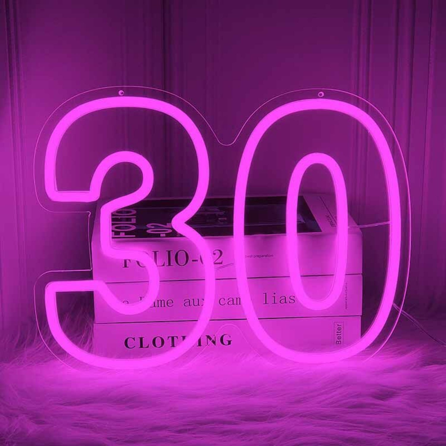 Number Thirty Led Neon Sign | Shineneon