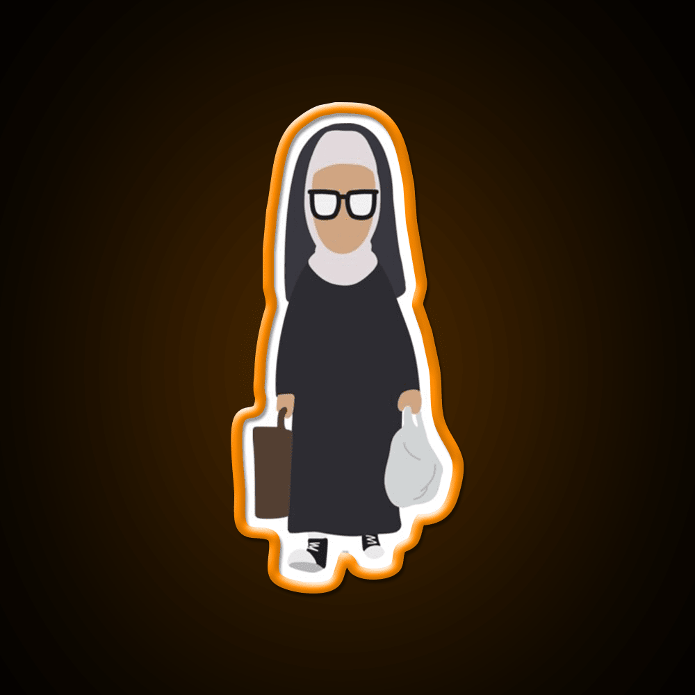 Nun Tina Fast Food Led Neon Sign For Burger Place Rgb Color - Shineneon