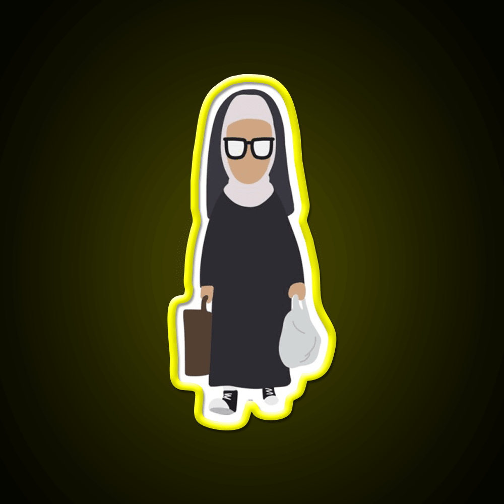 Nun Tina Fast Food Led Neon Sign For Burger Place Rgb Color - Shineneon