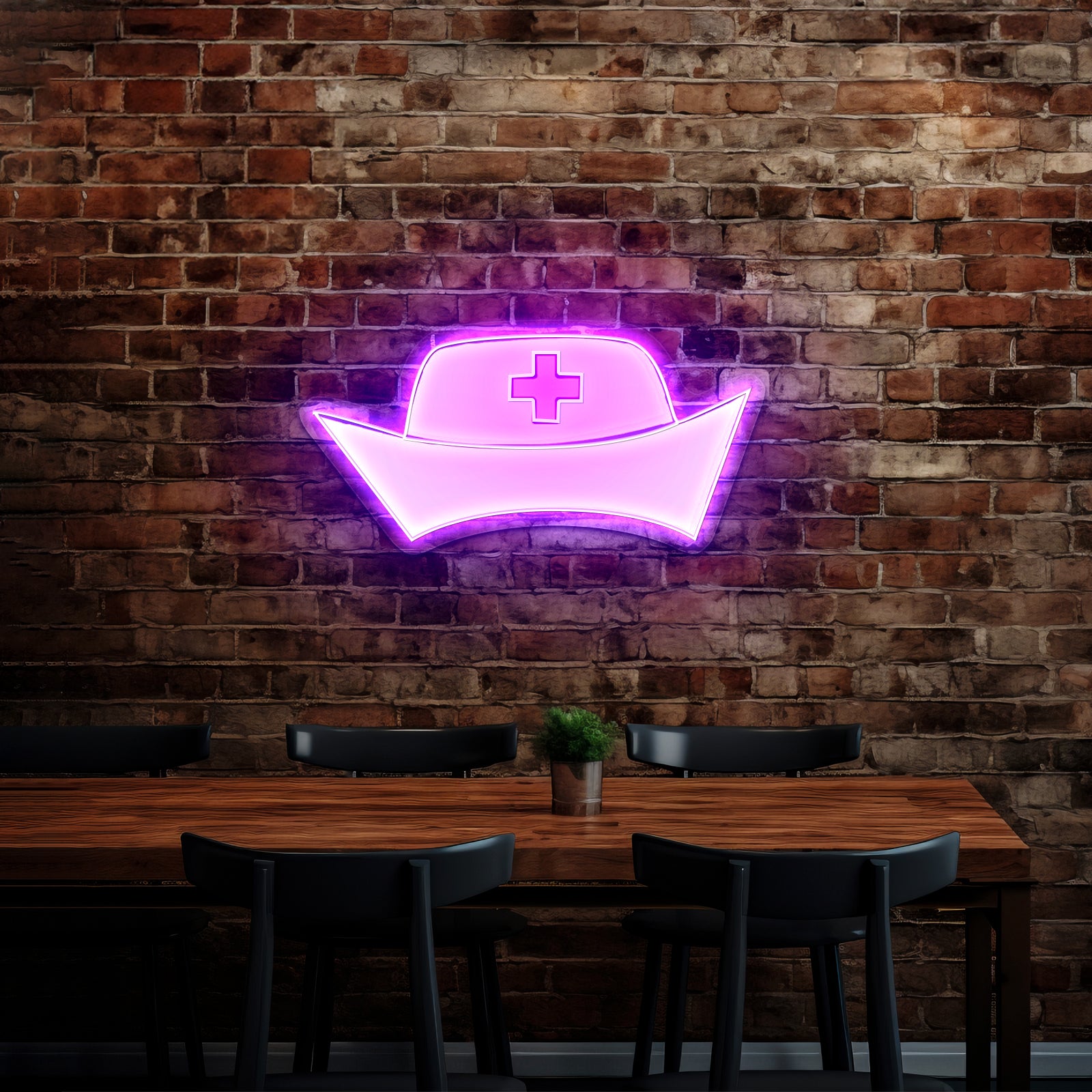 Nurse Cap Artwork Led Signs