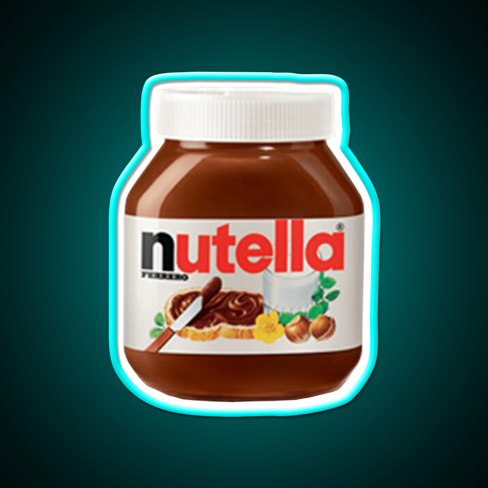 Nutella Snack Food Led Neon Sign Rgb Color - Shineneon