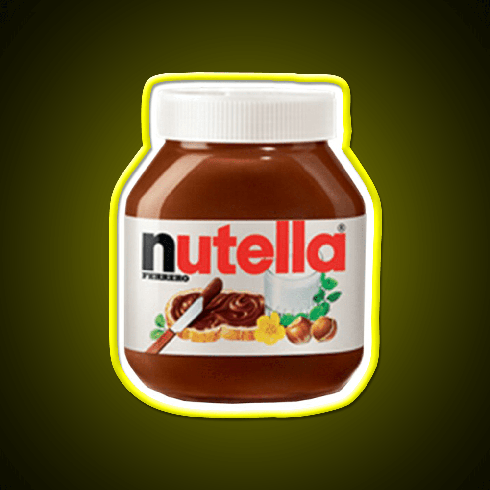 Nutella Snack Food Led Neon Sign Rgb Color - Shineneon