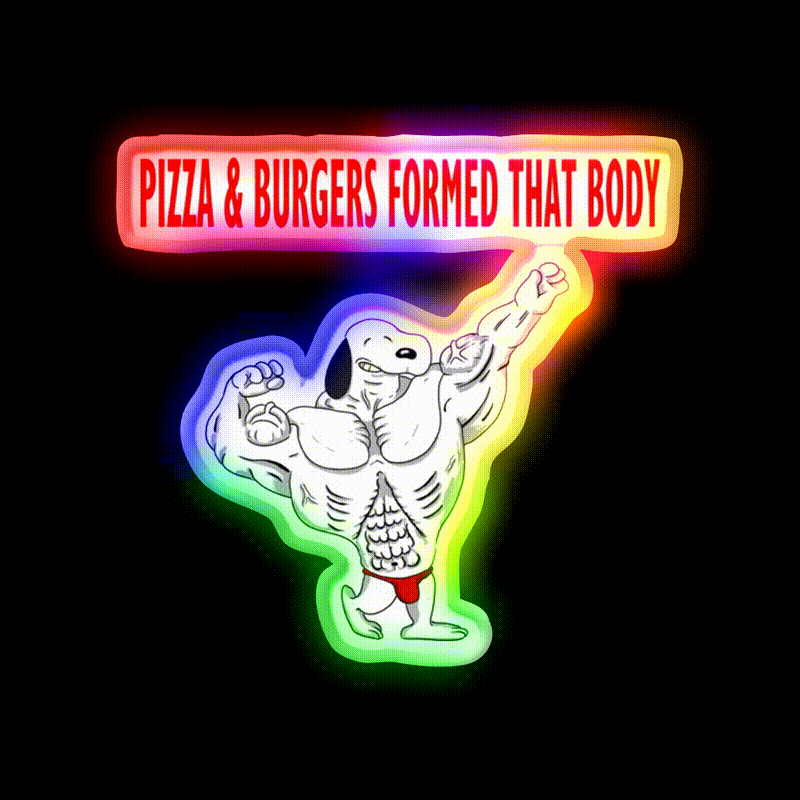 Nutrition Is Everything Gym Fitness Led Neon Sign Rgb Color