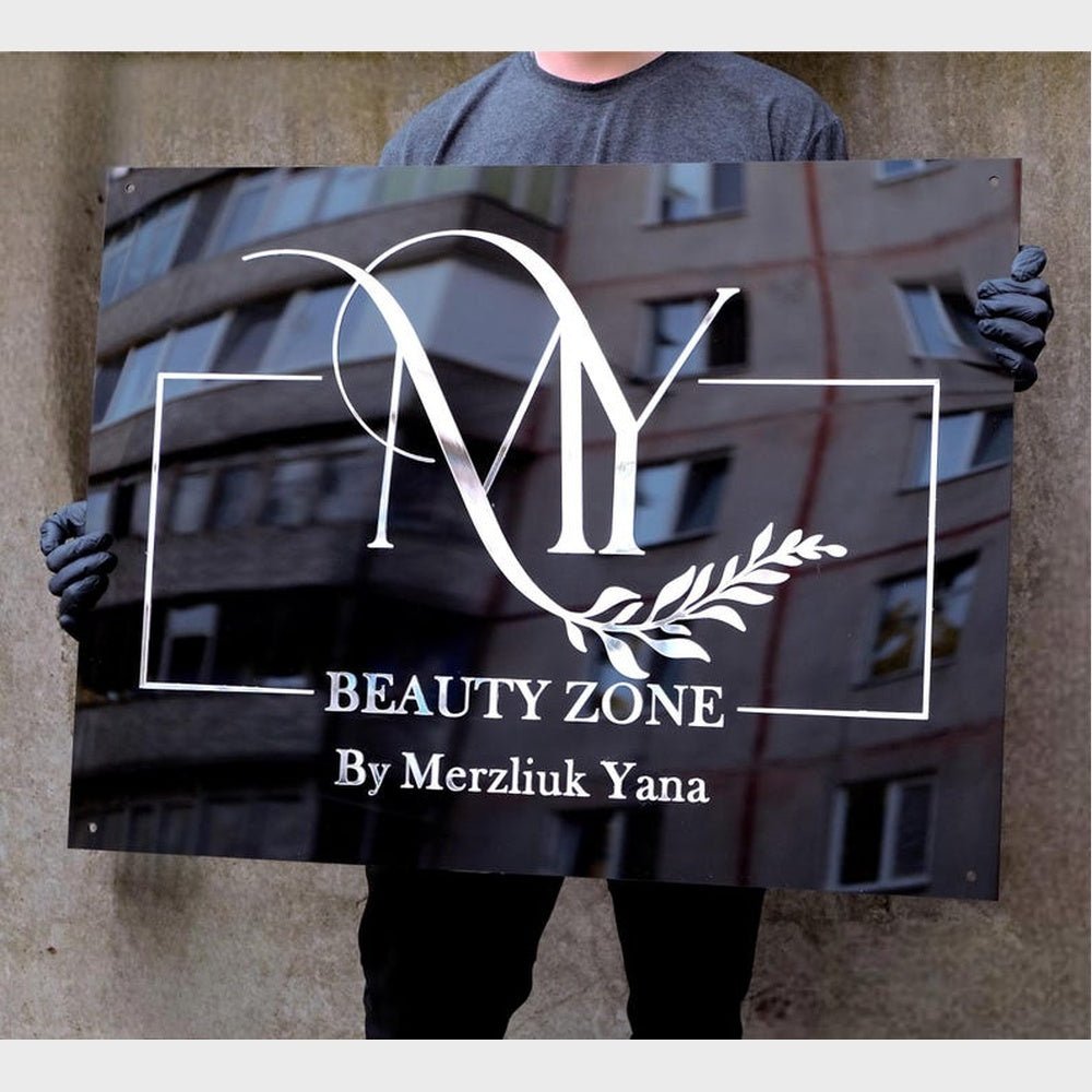 Ny Beauty Zone Acrylic Business Logo Sign - Shineneon