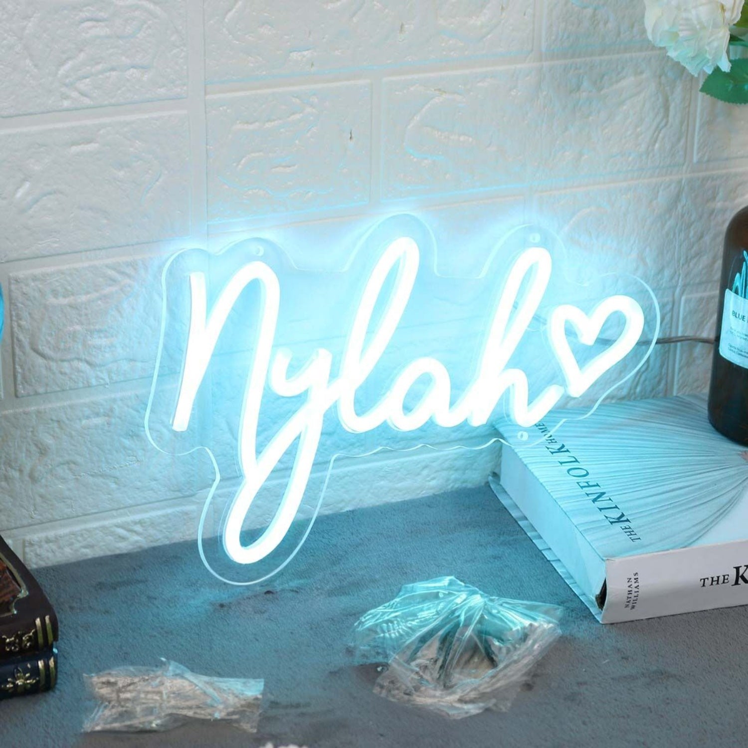 Nylah Blue Led Neon Sign - Shineneon