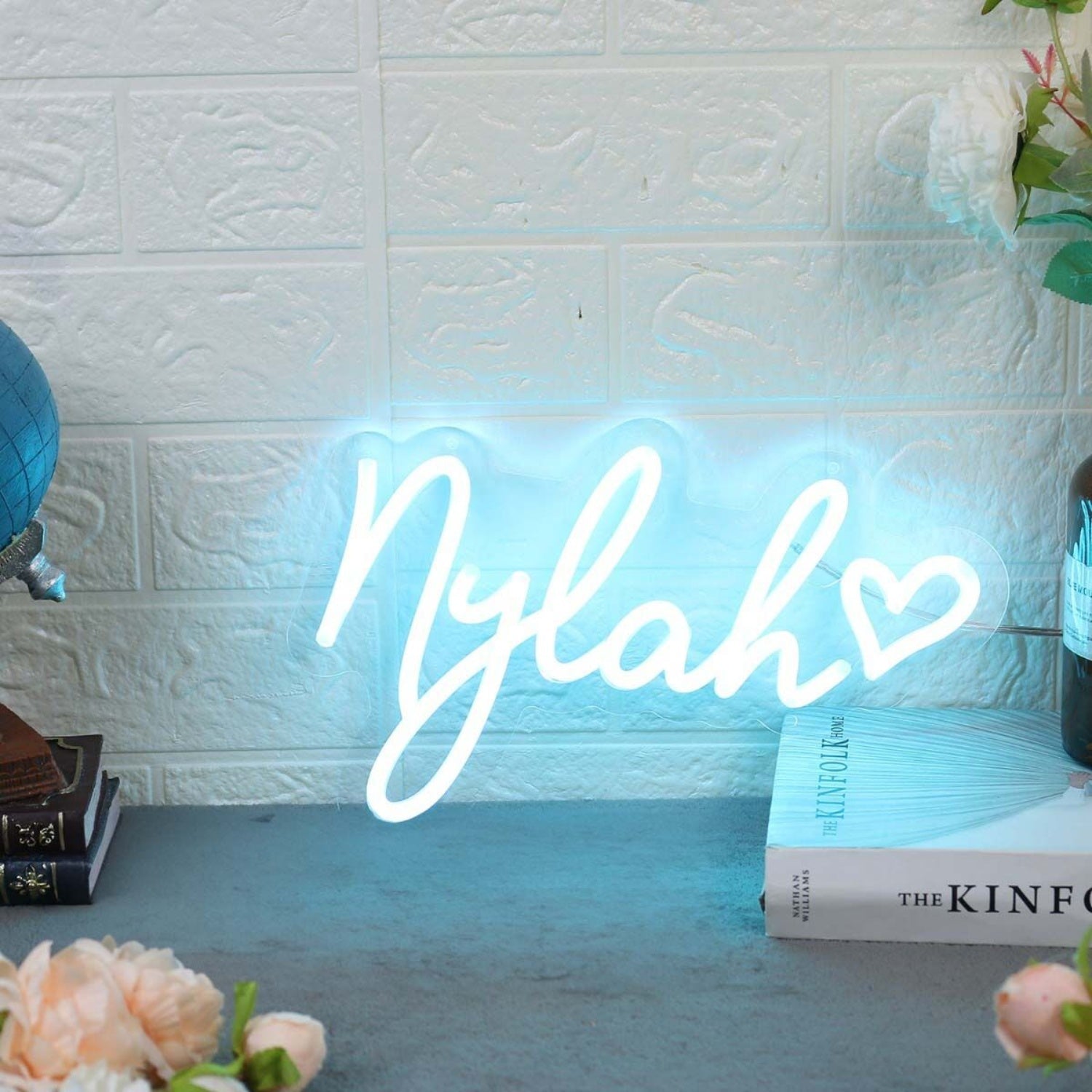 Nylah Blue Led Neon Sign - Shineneon