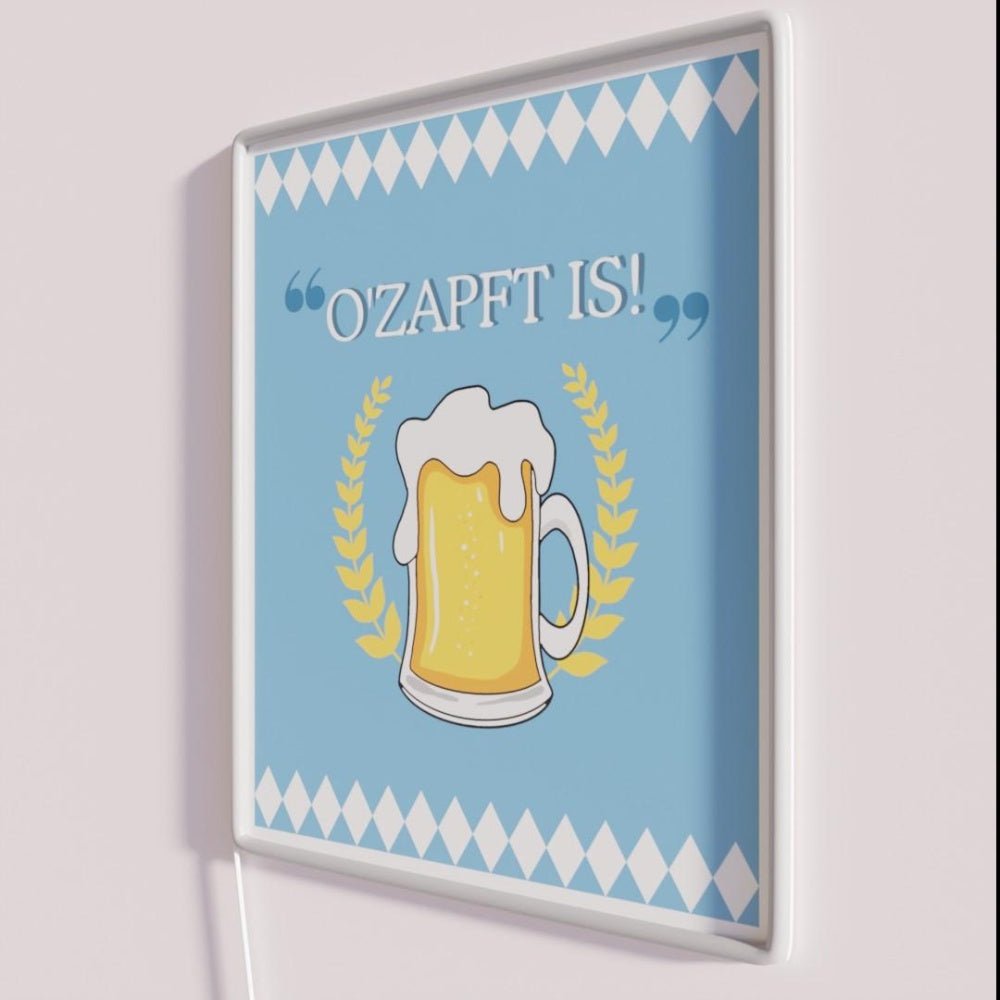 O Zapft Is Rgb Led Neon Sign - Shineneon