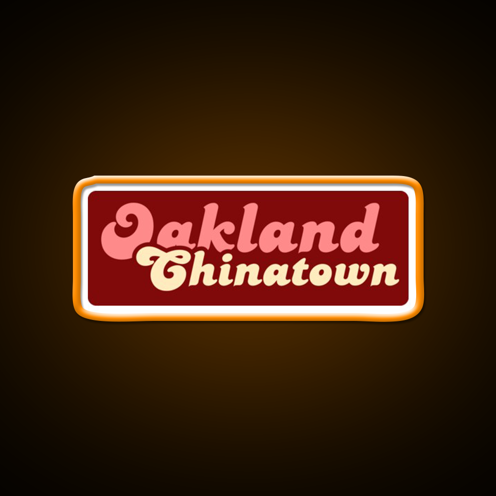 Oakland Chinatown Asian Cultural Led Neon Sign Rgb Color - LED neon sign view 6