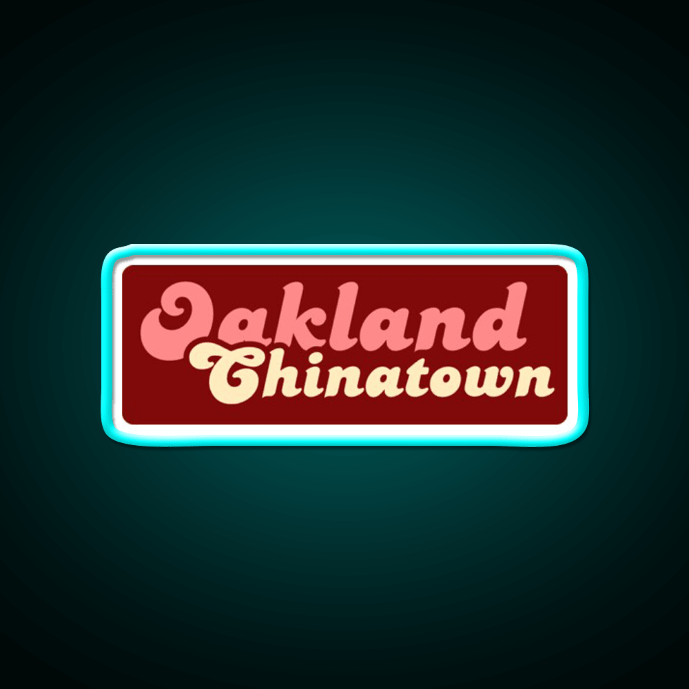 Oakland Chinatown Asian Cultural Led Neon Sign Rgb Color - Shineneon