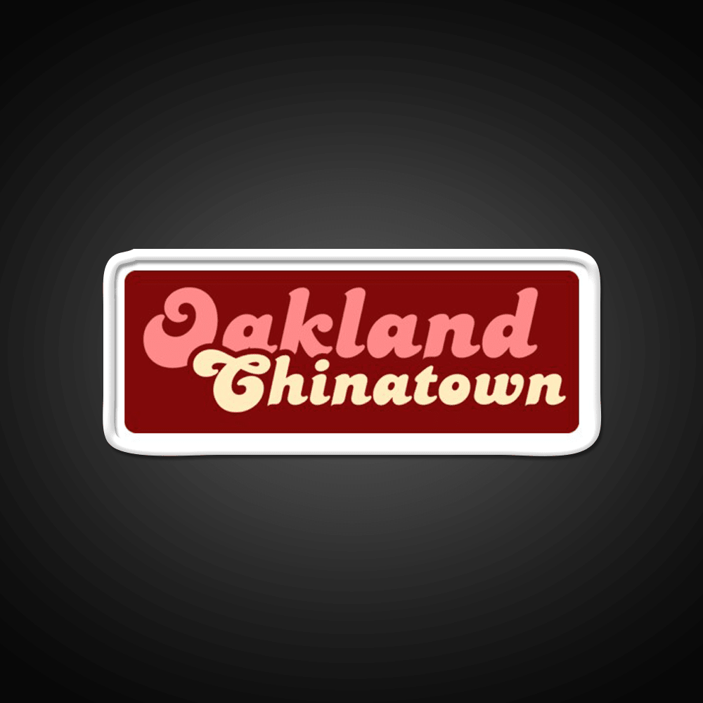 Oakland Chinatown Asian Cultural Led Neon Sign Rgb Color - Shineneon