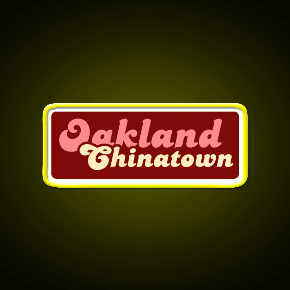 Oakland Chinatown Asian Cultural Led Neon Sign Rgb Color - Shineneon