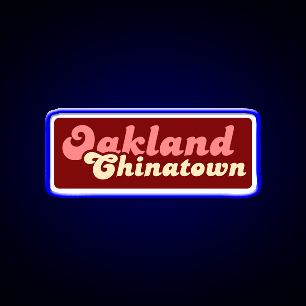 Oakland Chinatown Asian Cultural Led Neon Sign Rgb Color - Shineneon