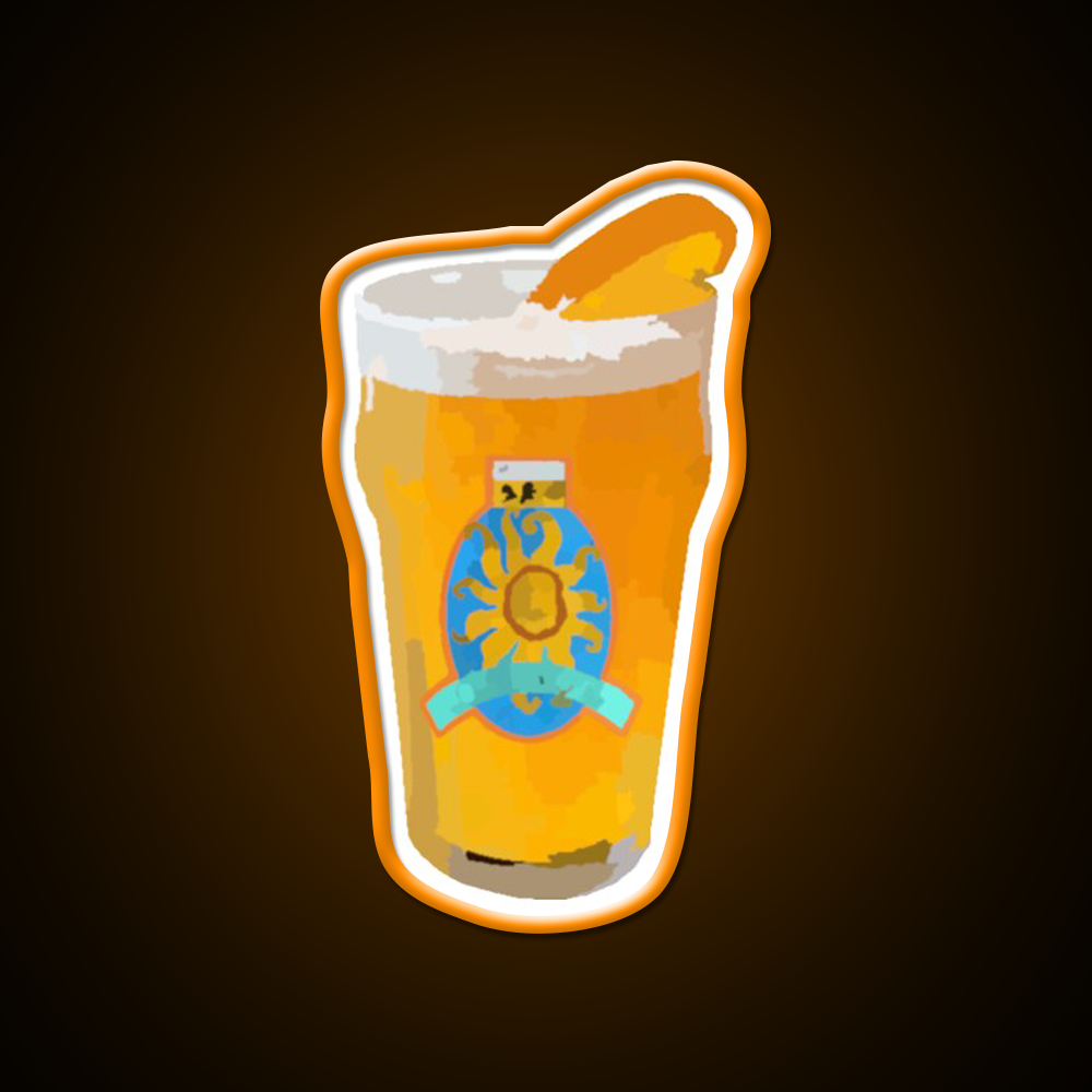 Oberon Watercolor Beer Bar Decor Led Neon Sign Rgb Color