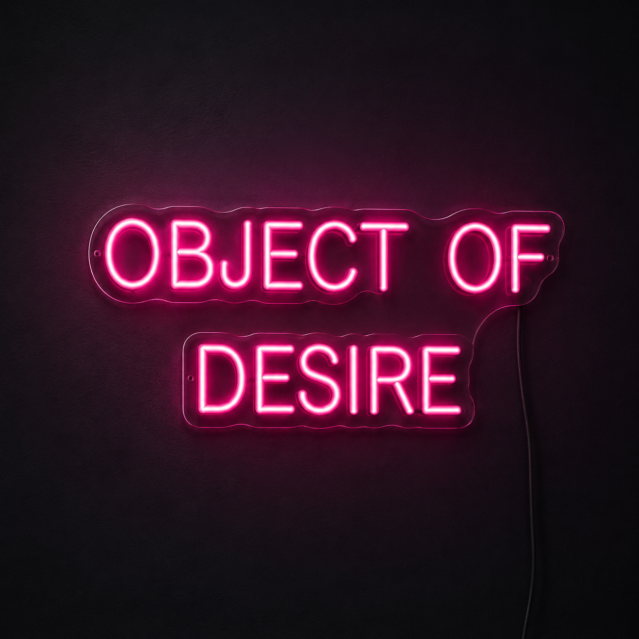 Object Of Desire LED Neon Sign - 02 High-Converting Product Image