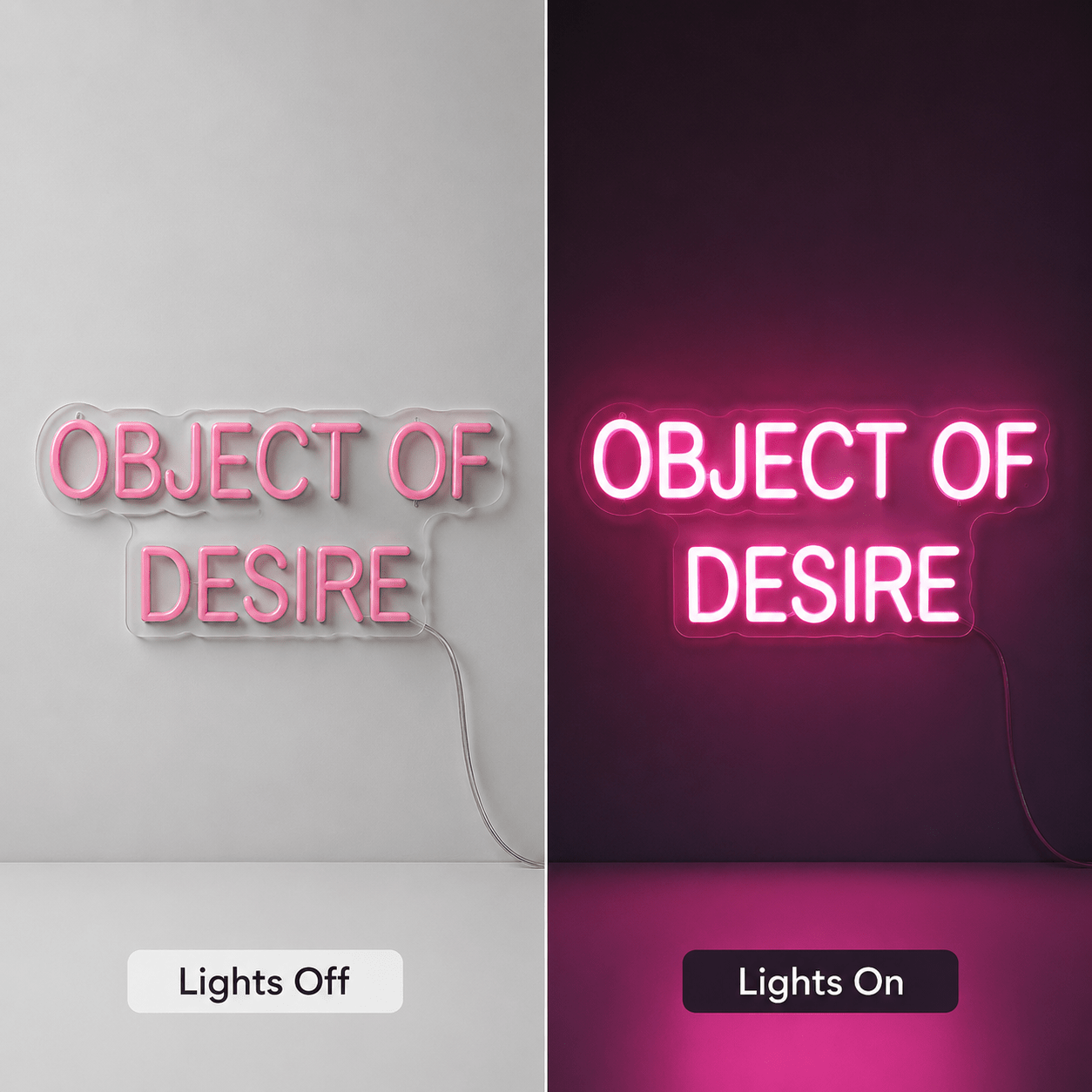 Object Of Desire LED Neon Sign - Shineneon